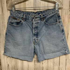 Calvin Klein Jeans Blue Jean Shorts Vintage Style